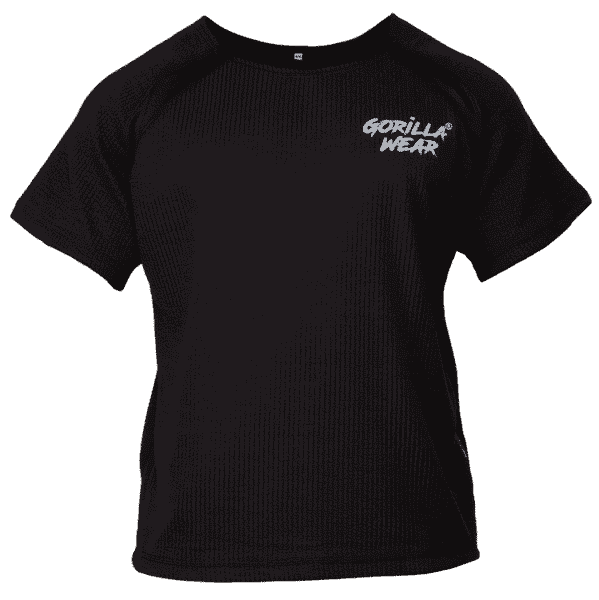 Augustine Old School Work Out Top - Black