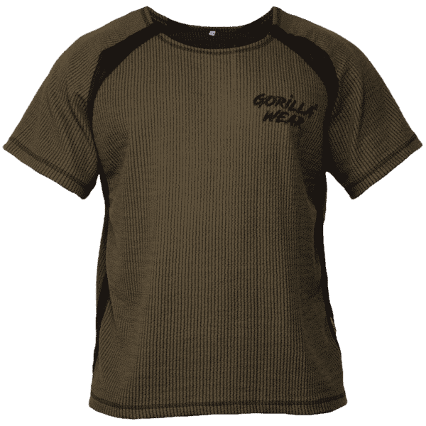 Augustine Old School Work Out Top - Army Green