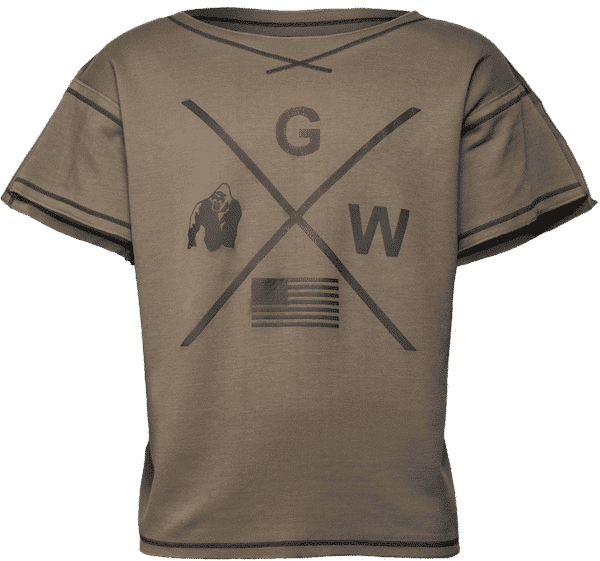 Sheldon Workout Top - Army Green