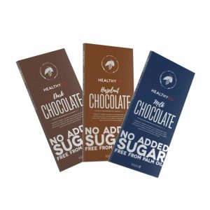 HealtyCo Sjokoladeplater - 100g X 20 stk.