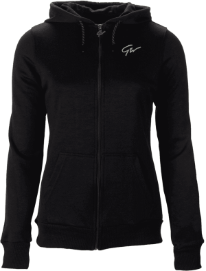 Pixley Zipped Hoodie, Black