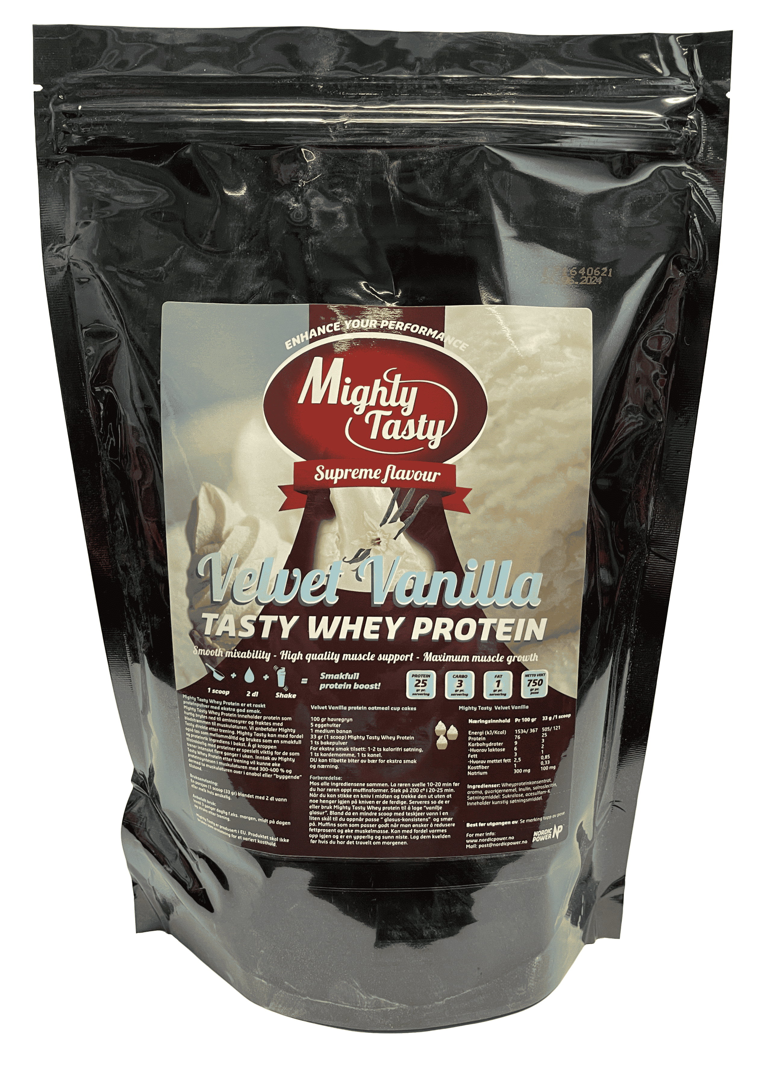 Mighty Tasty 750g flere smaker! - Bilde 2