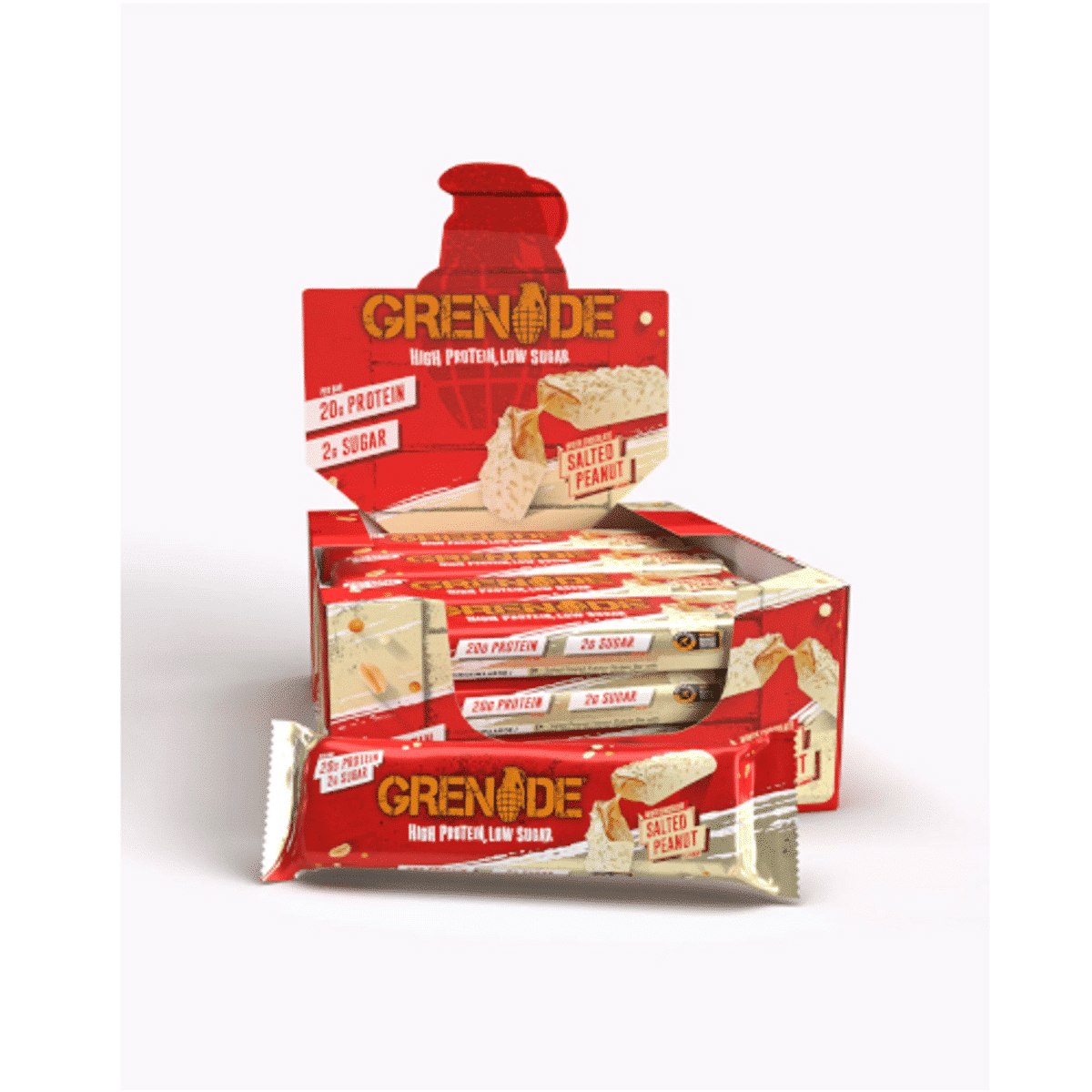 Grenade Protein Bar, 60g x 12stk