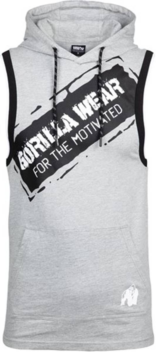 Loretto Hooded Tank Top, Gray Melange - Bilde 3