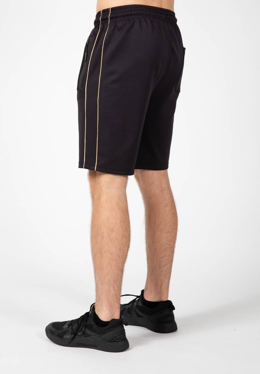 Wenden Track Shorts, Black/Gold - Bilde 2